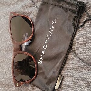 Shady Rays matte deep wood frame